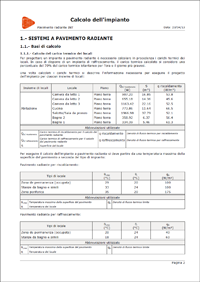 CYPECAD MEP. Climatizzazione. Pavimento radiante e raffrescante